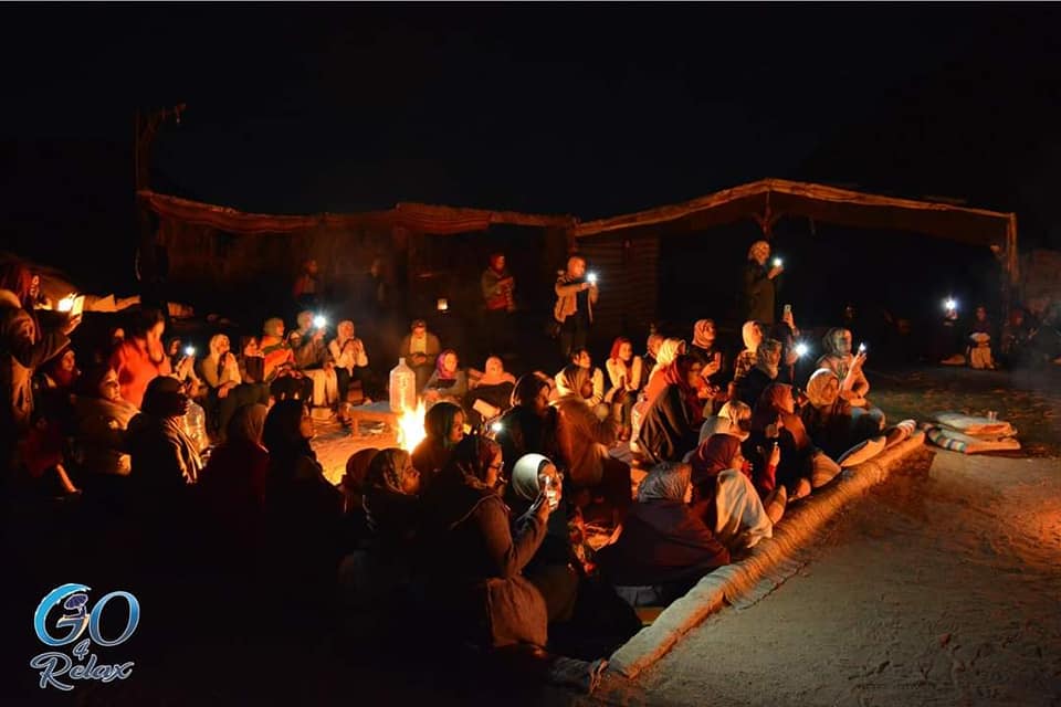 Bedouin evening in Tawilat mountin Dahab